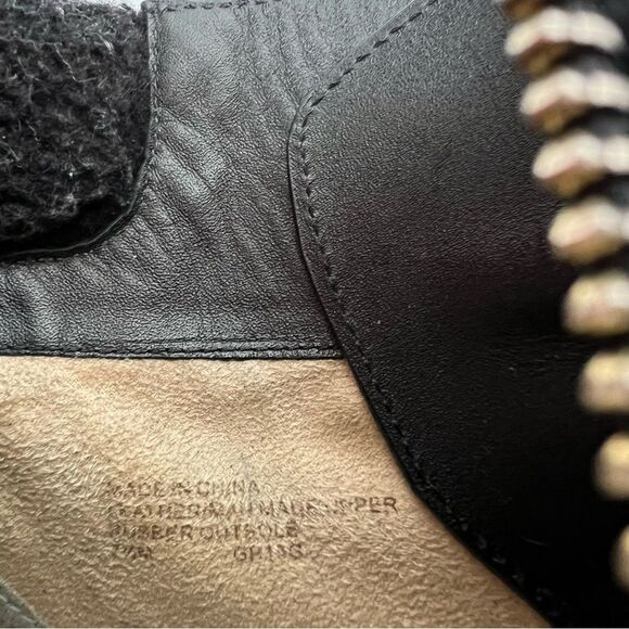 Michael Kors Women Michael Kors Woman’s Kim Lace Up Bootie Leather, Black, Size 7.5